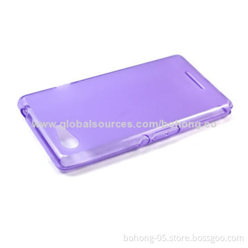 TPU Cases for Sony E2, Frosted Inside and Smooth OuterNew